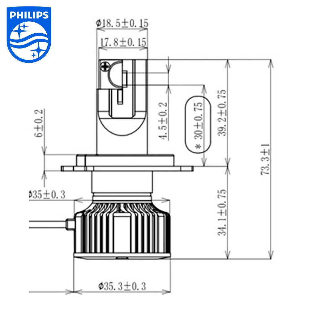 Автомобильные светодиодные лампы Philips Ultinon Essential LED H4 6500K (2 шт.) 11342UE2X2 | Автомобили и
