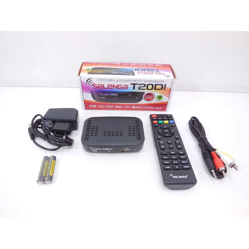 Приставка для Цифрового ТВ DVB-T2 Selenga T20DI ТВ-приемник с поддержкой USB WIFI DVB T2