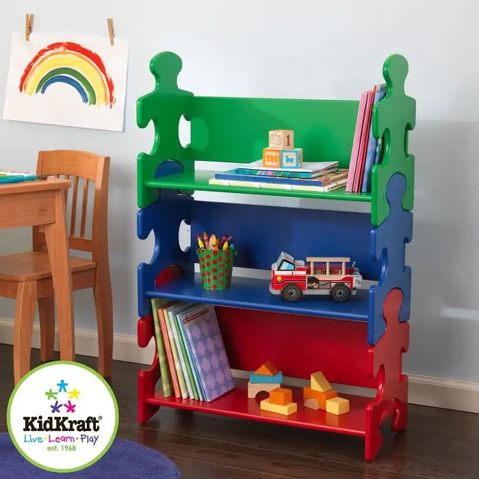 Система хранения &quotПазл&quot яркий (Puzzle Book Shelf Primary)| |