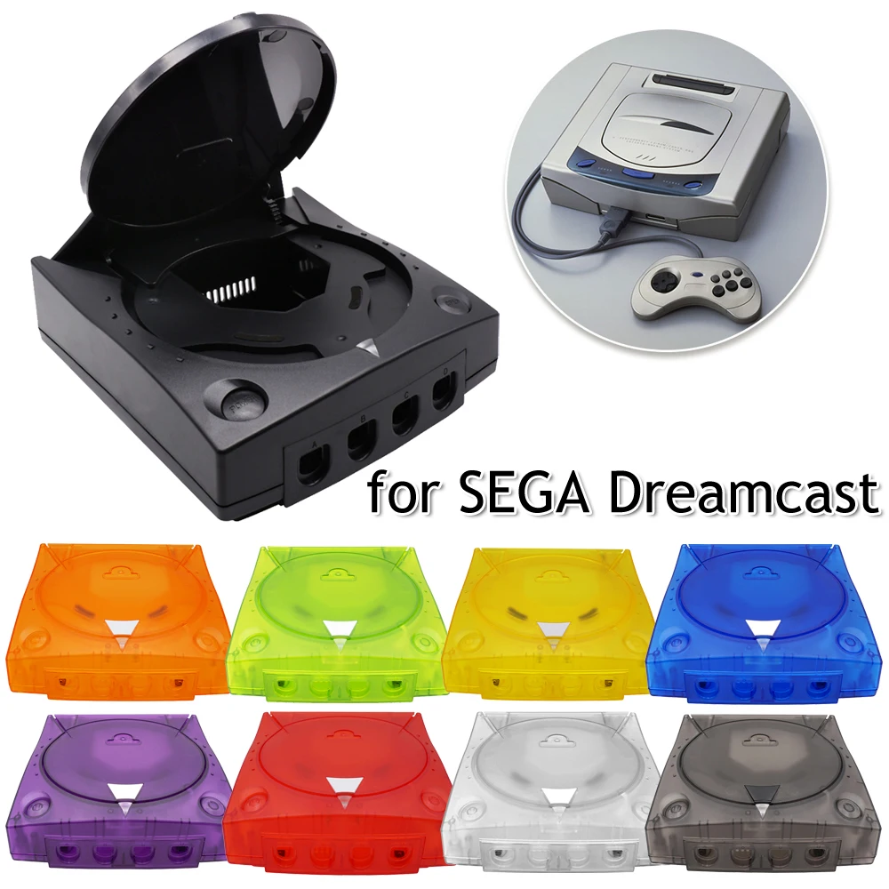 Carcasa de plástico de repuesto para SEGA Dreamcast DC, consola de videojuegos Retro Para caja protectora, accesorios