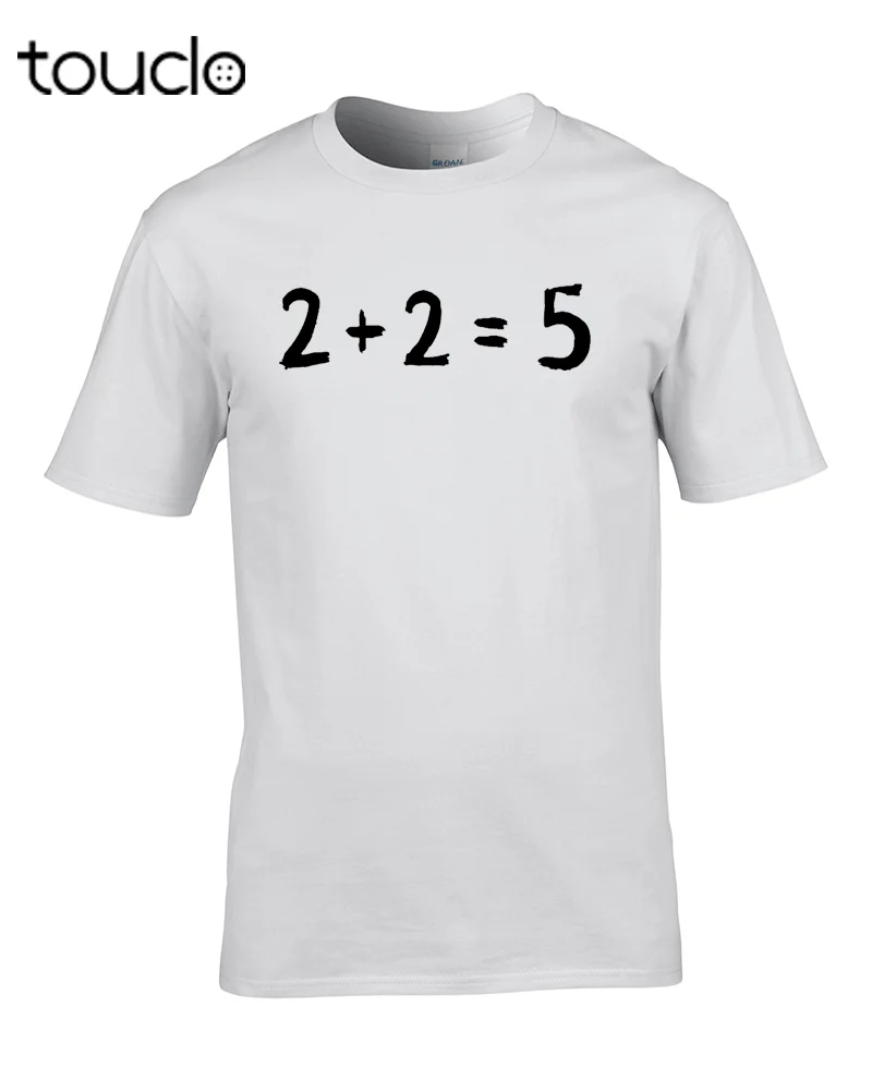 

2 + 2 = 5 George Orwell 1984 inspired Men's T-shirt