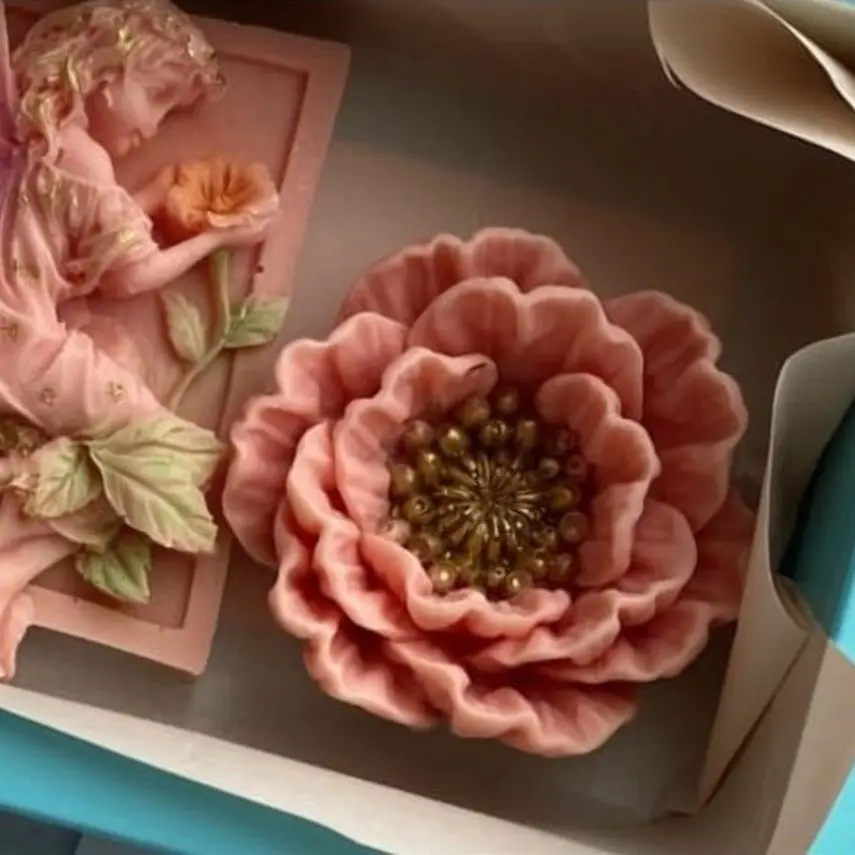 Молд Мак из пищевого силикона для шоколада мол цветок высота 3 см ширина 5см |