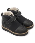 Ботинки детские 23009  кожа, СТОКГОЛЬМ черный