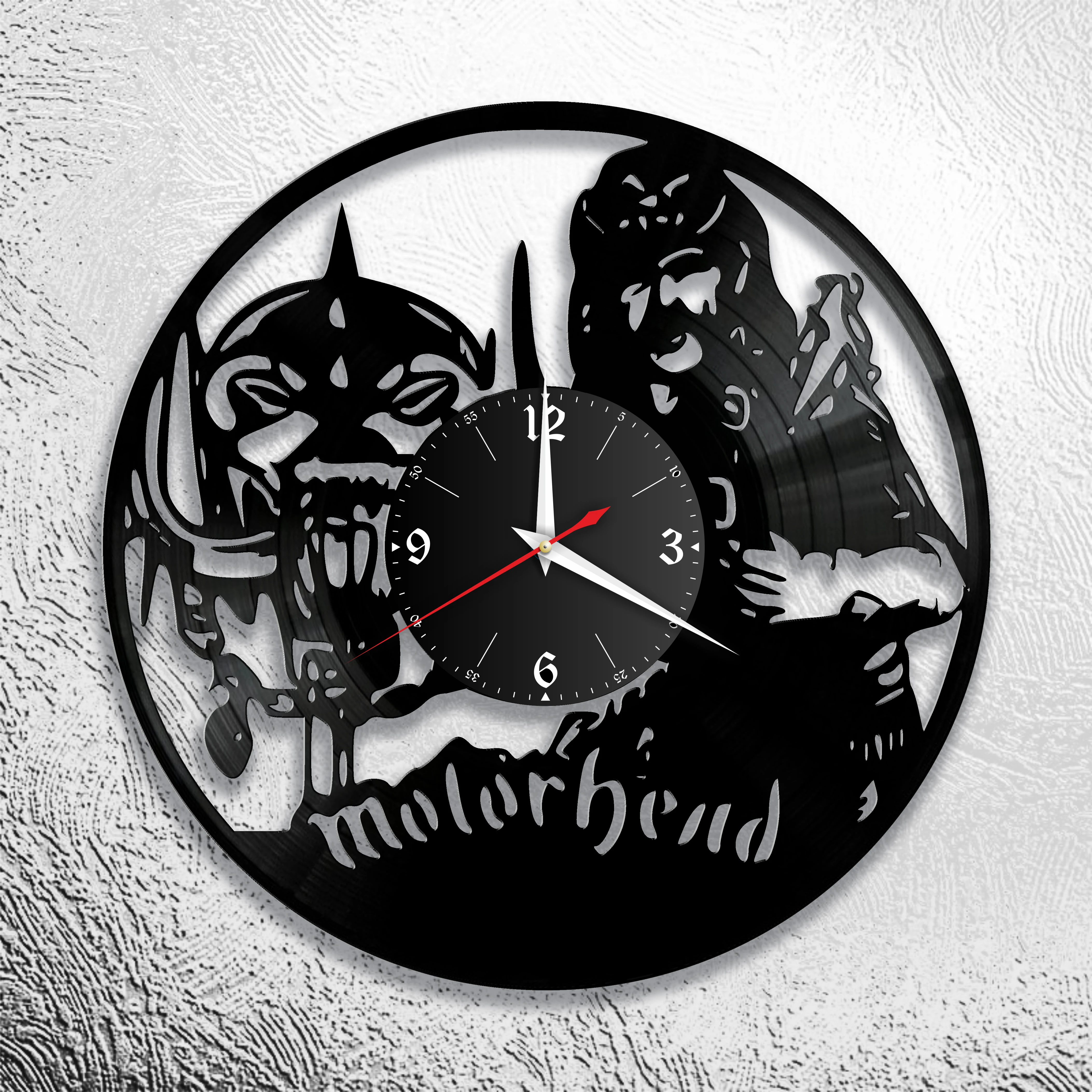 часы Motorhead из винила виниловой пластинки настенные ретро | Дом и сад