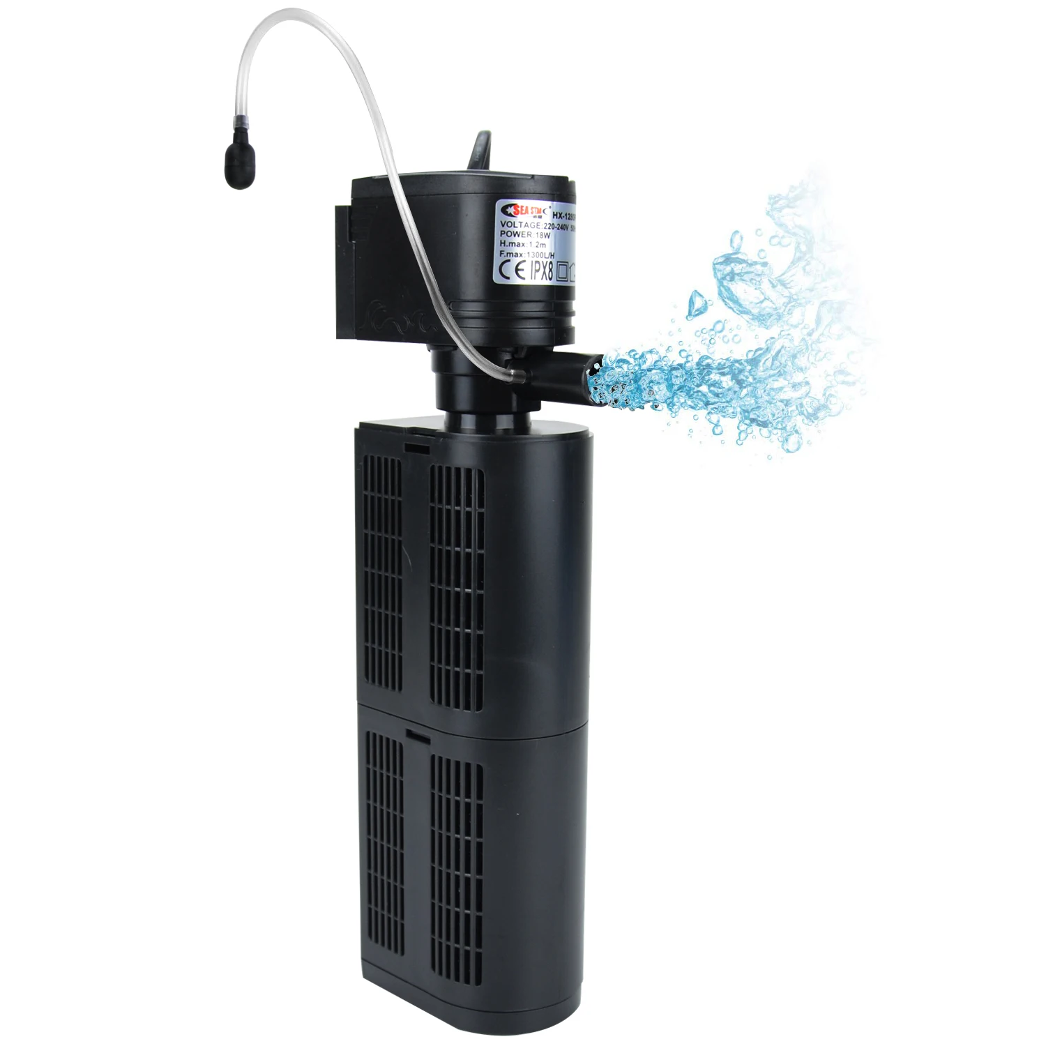 Новый стиль погружной насос водяного фильтра аквариума пруд увеличение