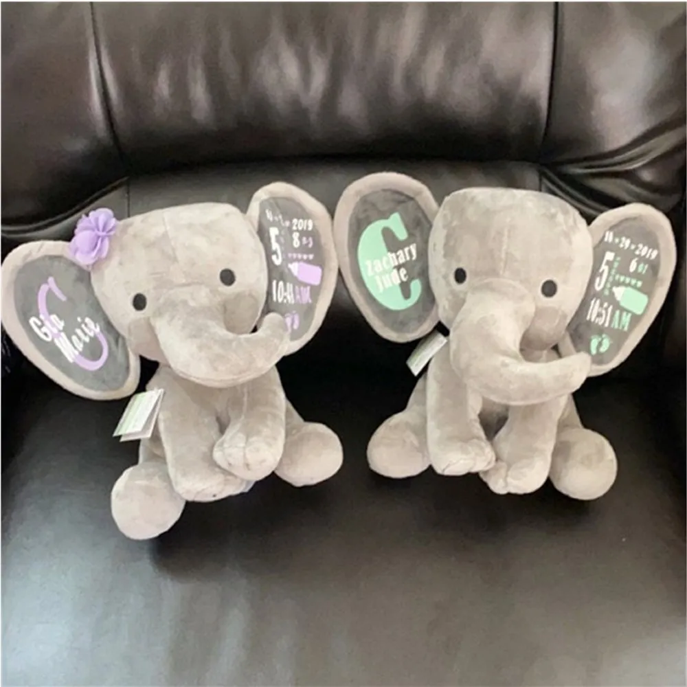 

Personalized Elephant Baby Gift, Grandchild Gift, Customized Baby Shower Gift, Welcome Home Baby, Birthday New Parent Gifts