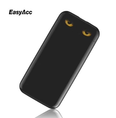 Портативное ультратонкое полимерное зарядное устройство Easyacc 10000 мАч два порта USB