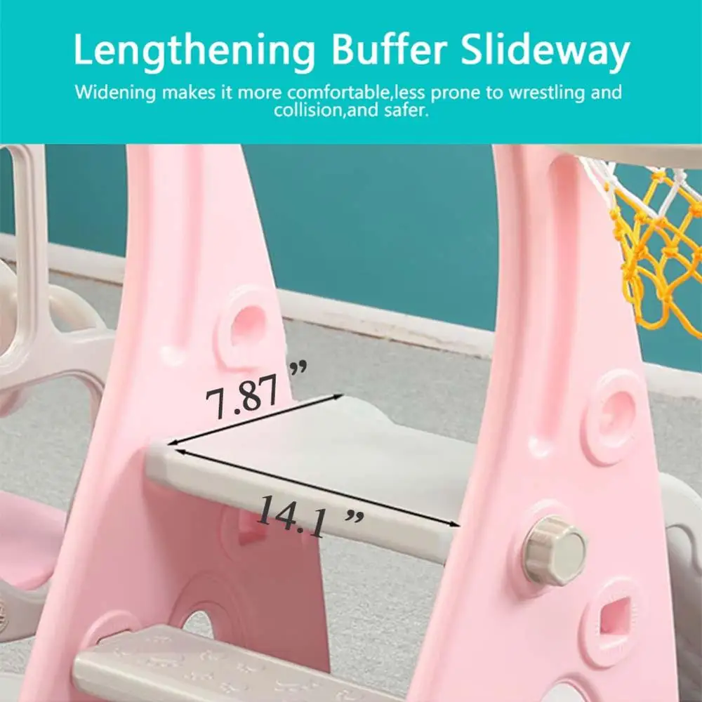 Детская горка-качели 3 в 1 детский игровой набор баскетбольный обруч