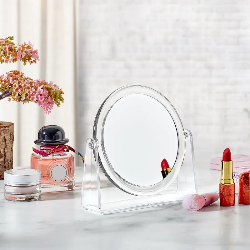 

Makeup Desk Mirror, Acrylic Portable Decorative Mirror, Cosmetic Mirrors, Home, Small Mirror