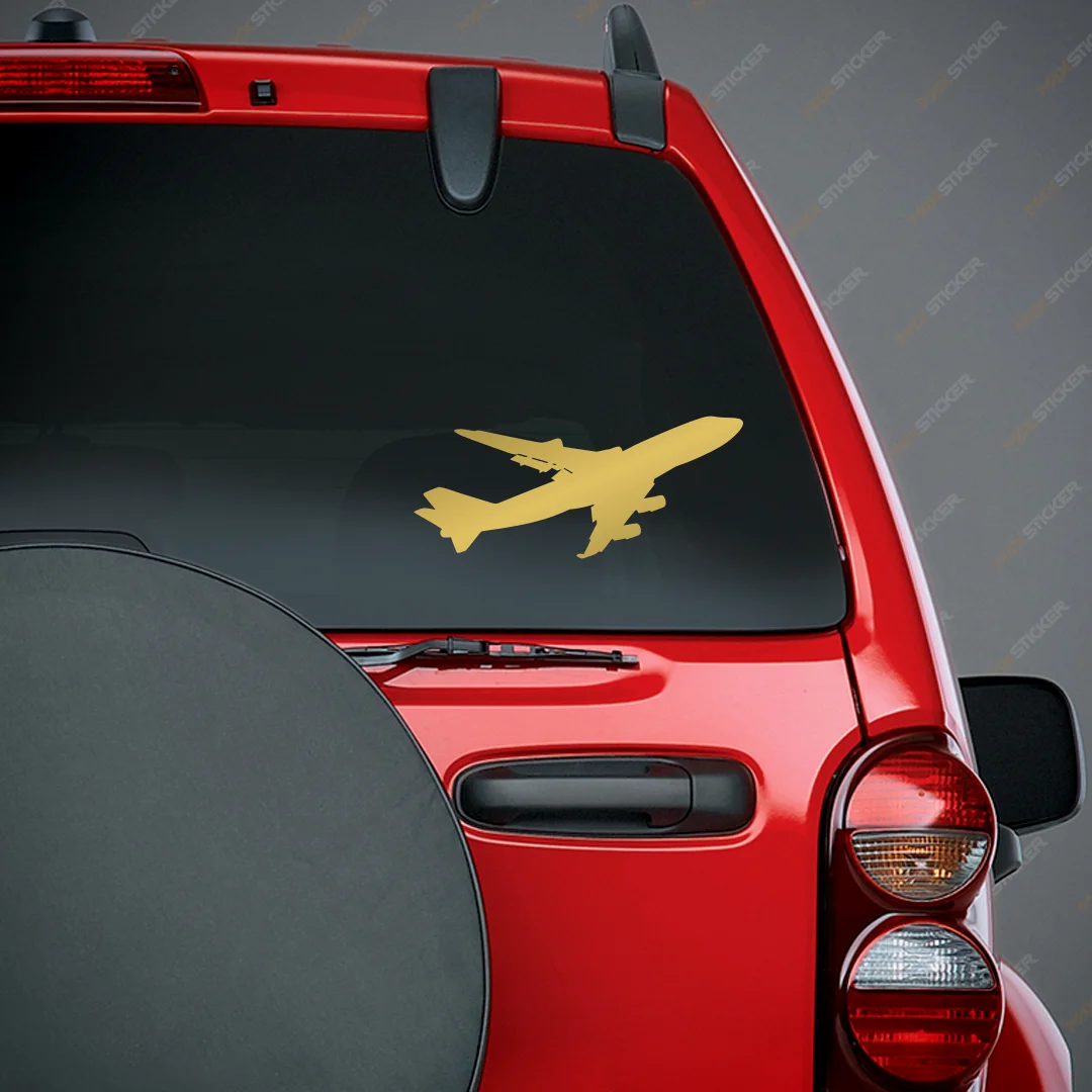 Наклейка на авиационный самолёт Boeing 747 виниловая наклейка автомобиль-Boeing.