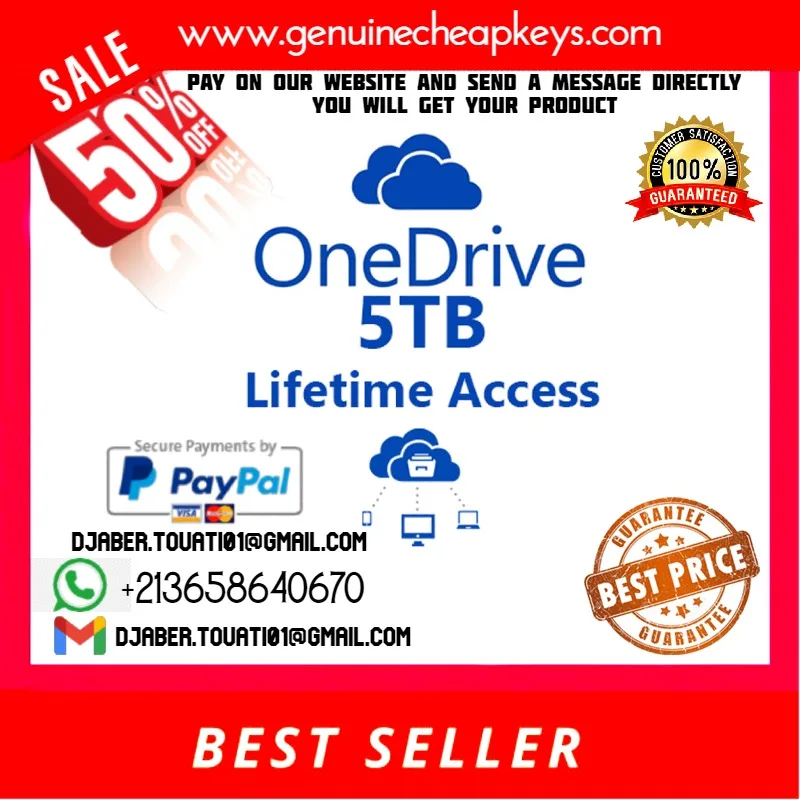 

{✔️ONEDRIVE 5TB LIFETIME ACCESS✔️}