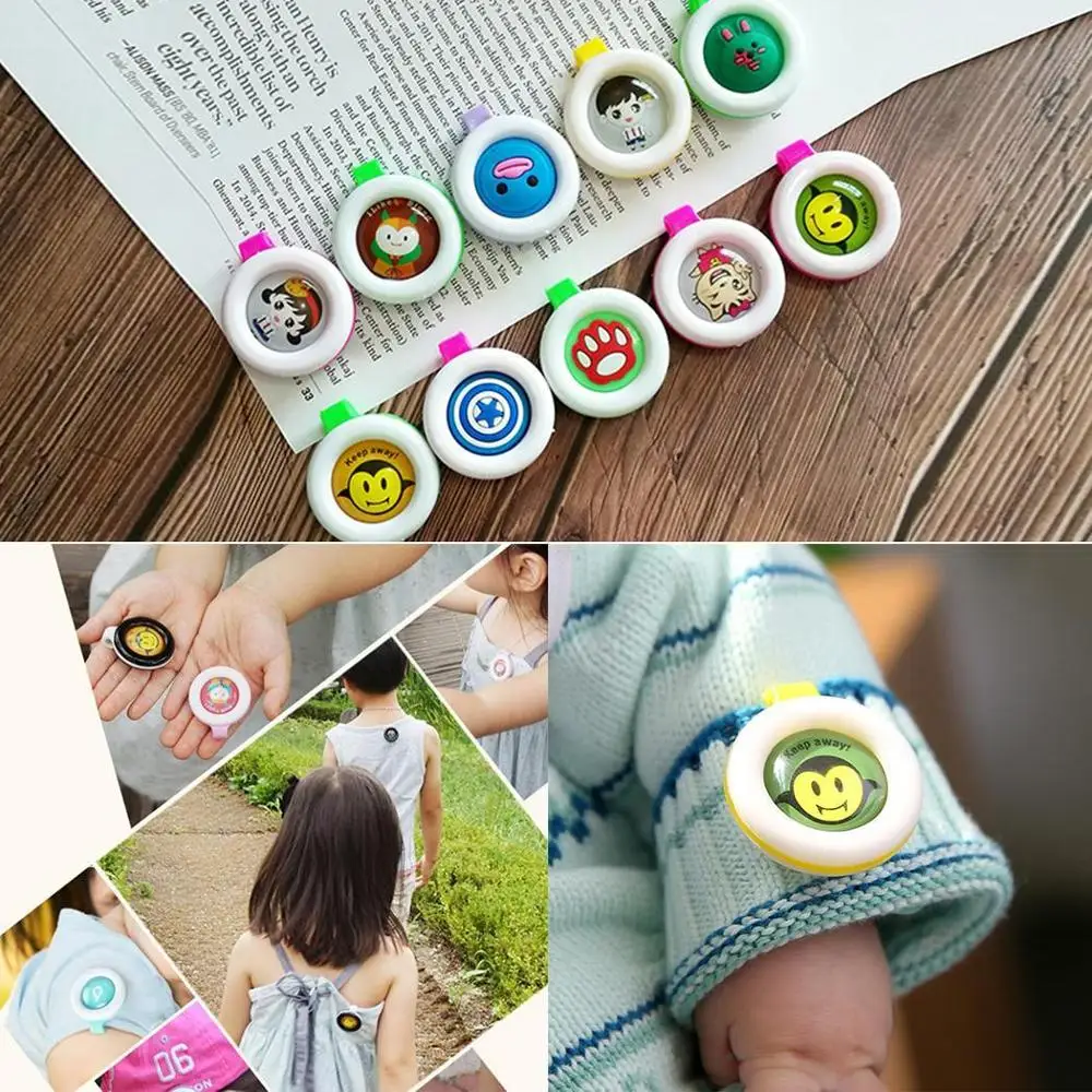 Противомоскитная отпугивающая насекомых москитная Кнопка убийца мультфильм для