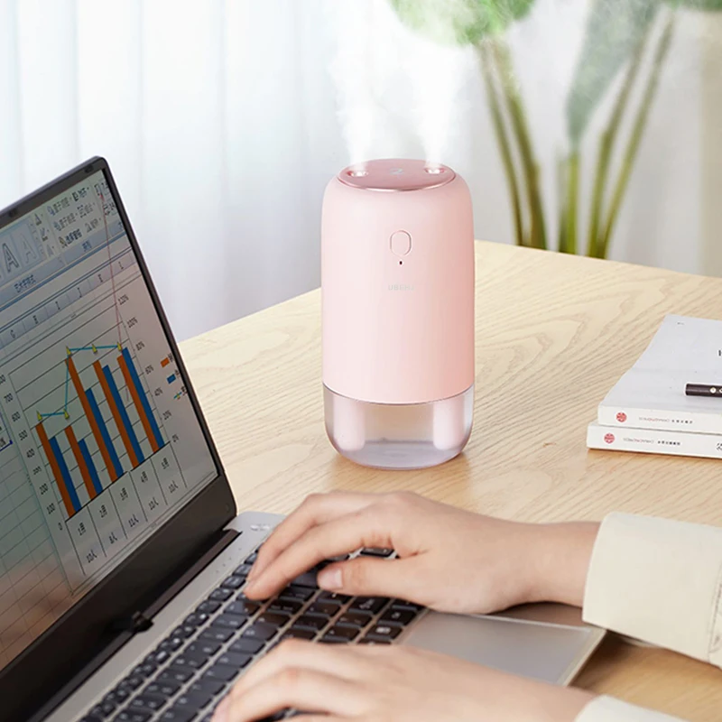 

UBEHJ Humidifier Small Home Wireless Rechargeable Mini Portable Aromatherapy Air Purifier