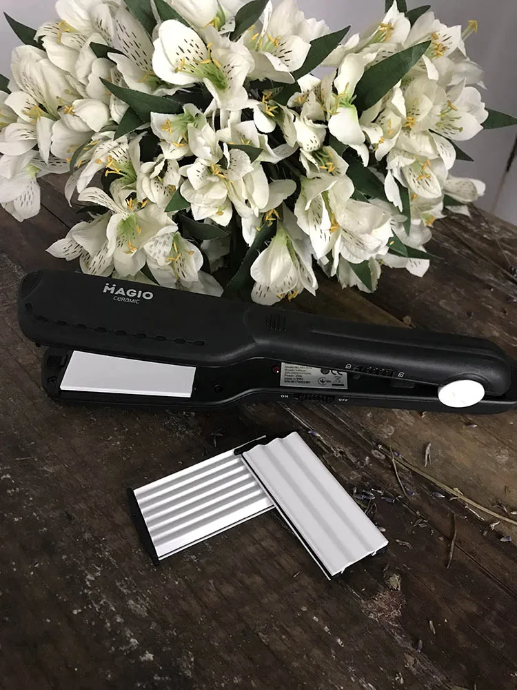 Щипцы для волос (3-в-1) со съемными керамическими пластинами (выпрямление крупное и