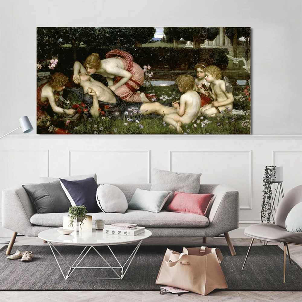 Холст с головером картина маслом эстетическое украшение для дома Уильям