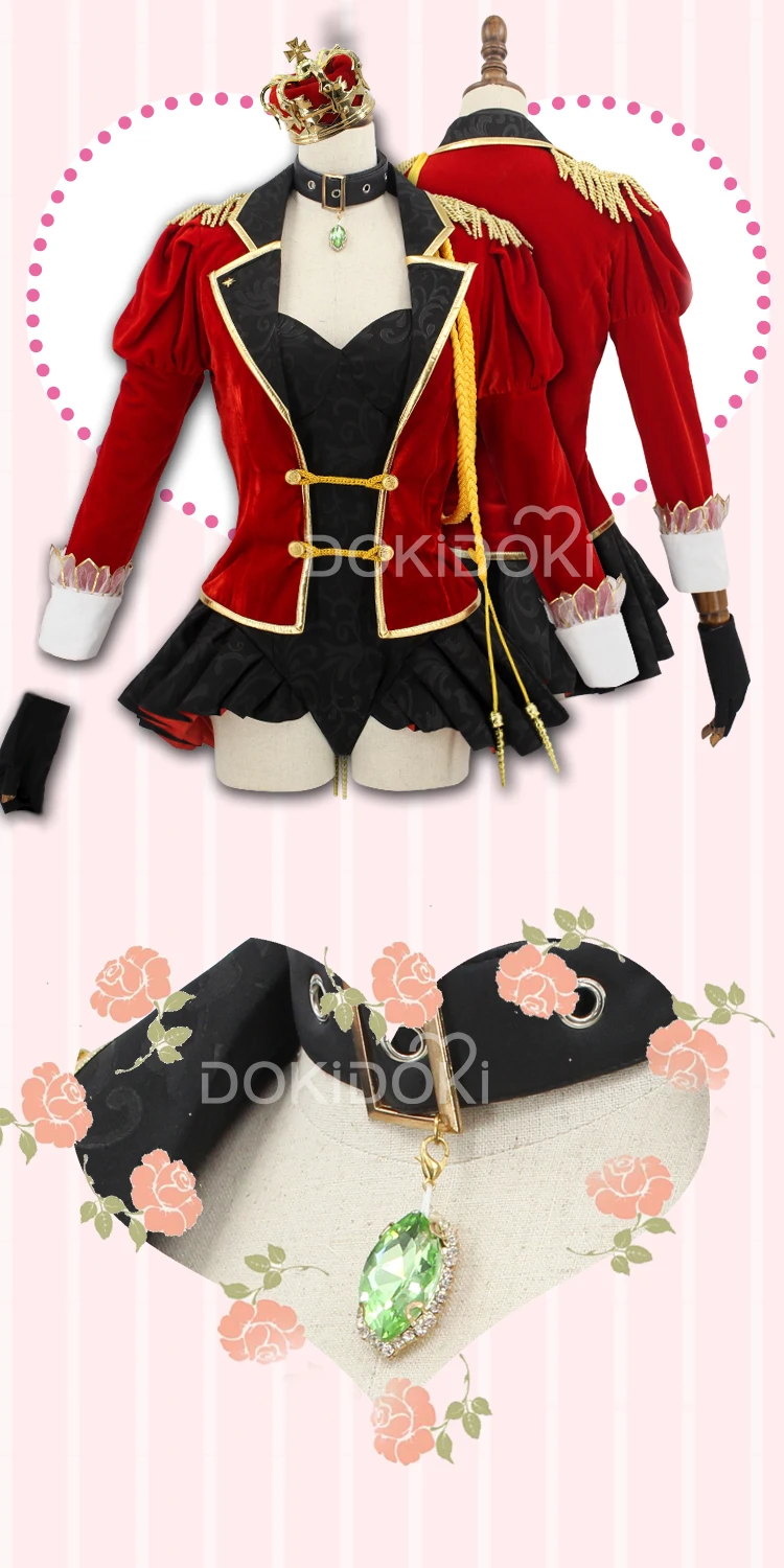 DokiDoki игра Fate Grand Order Nero, для косплея Fate Косплей Idol Nero Красная форма FGO женский костюм на Хэллоуин