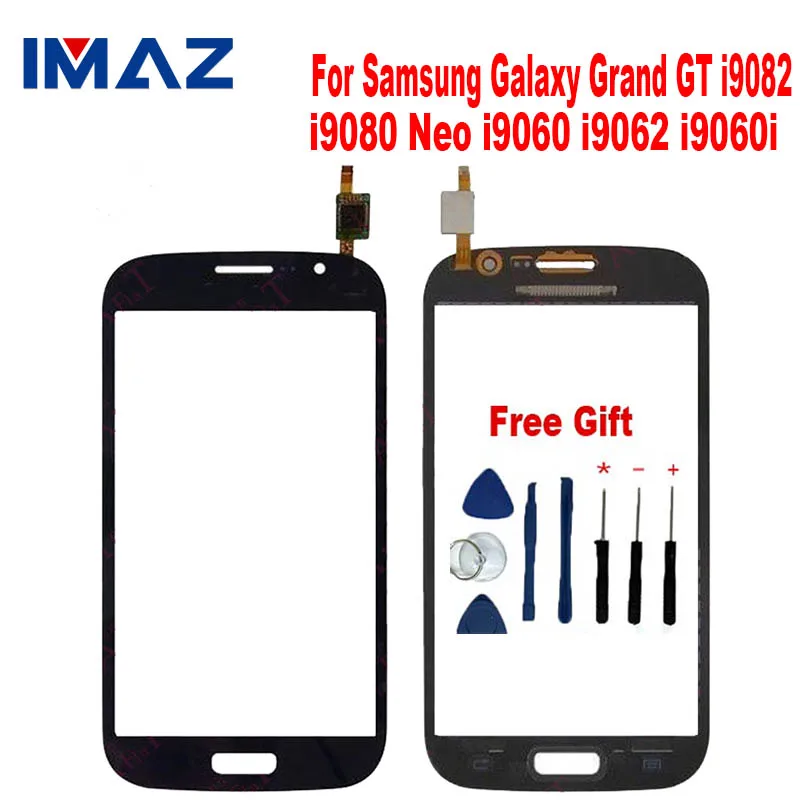 

IMAZ For Samsung Galaxy Grand GT i9082 i9080 Neo i9060 i9062 i9060i i9060M Touch Screen Digitizer Sensor Outer Glass Lens Panel