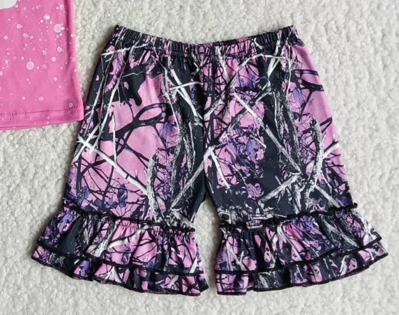 Новое поступление комплект детской одежды летний наряд для маленьких девочек с