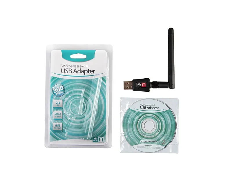 Антенный адаптер беспроводной Wi-Fi USB 300 Мбит/с | Компьютеры и офис
