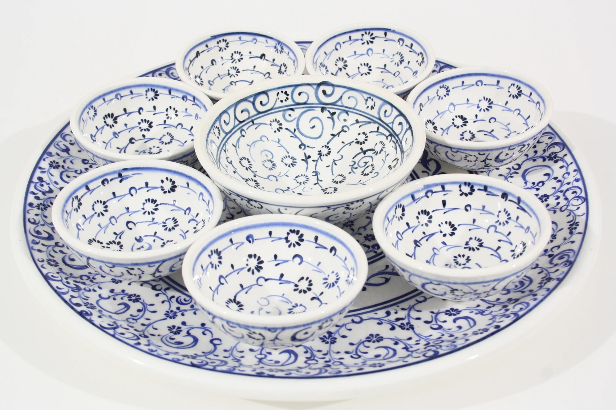 Турецкий набор для завтрака. 9. Миски и тарелки из поликарбоната. Ручная работа