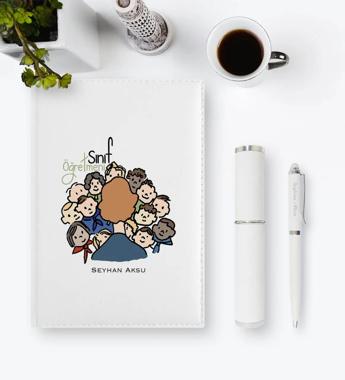 Персональный класс учителя 2020 кожаный Органайзер и ручка Подарочный набор