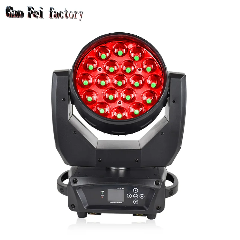 Moving Head Wash Zoom Lyre Led Spot 19X15W подсветка с тем же каналом Mac Aura Dmx|Эффект освещения сцены|