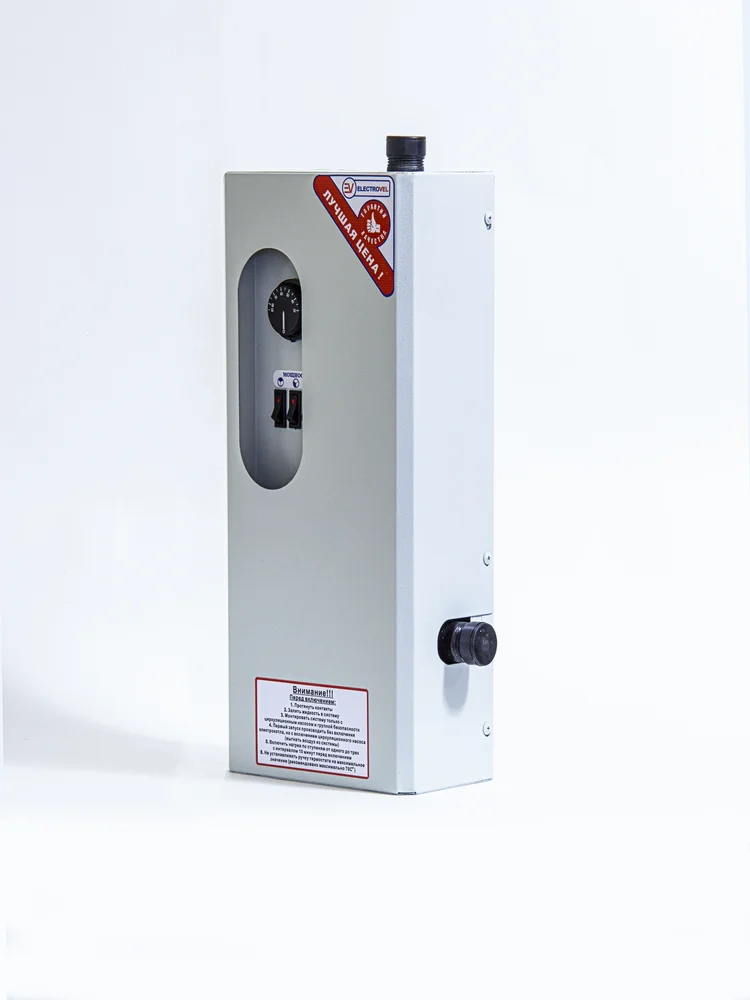 Электрический водонагреватель ElectroVel 3кВт/4.5кВт 220В клавиши. Электрокотел для