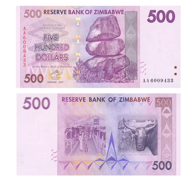 500 долларов 2007 Зимбабве копия арт. 19-16810 | Дом и сад