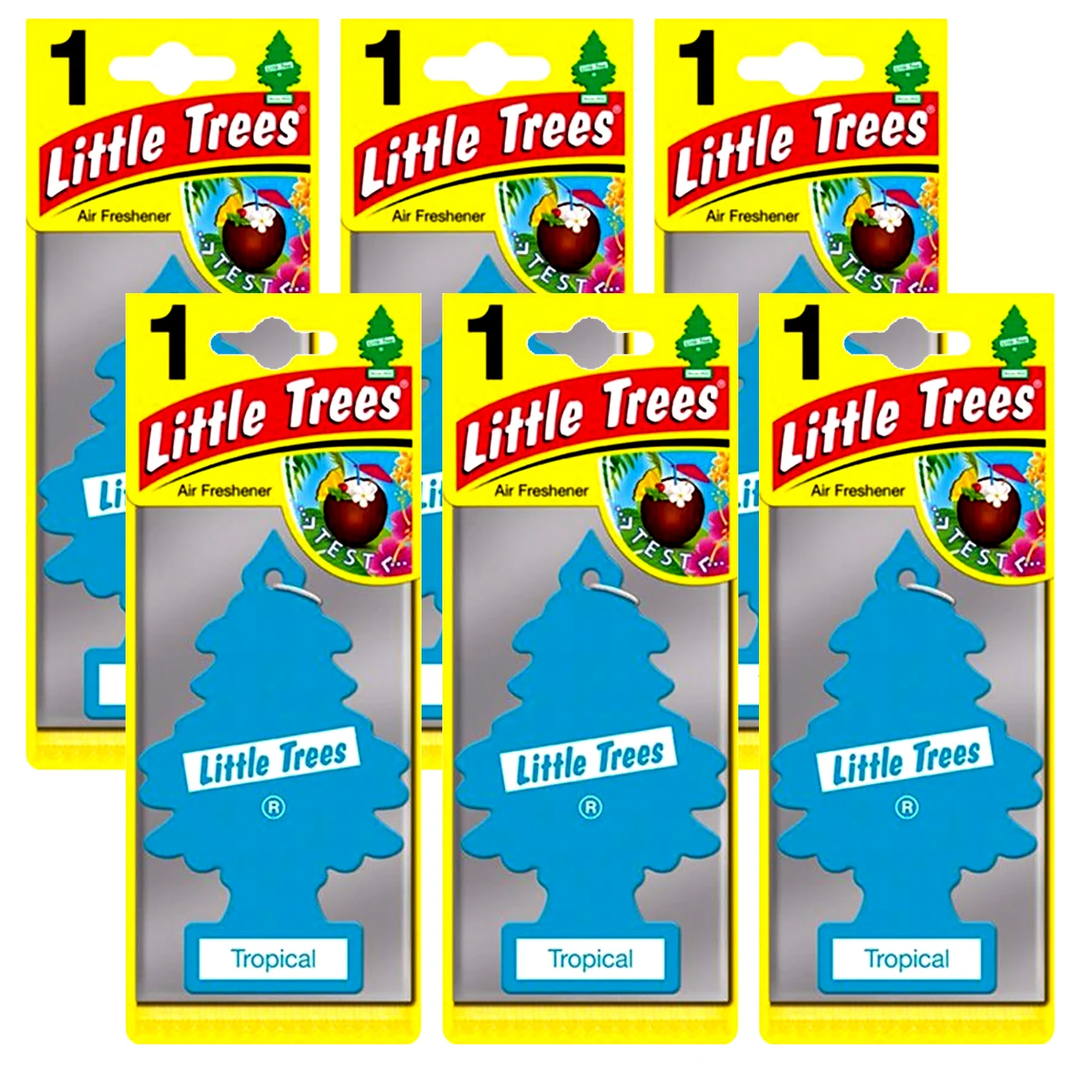 

Little Trees Tropikal Aromalı Asma Oto Kokusu 6 Adet