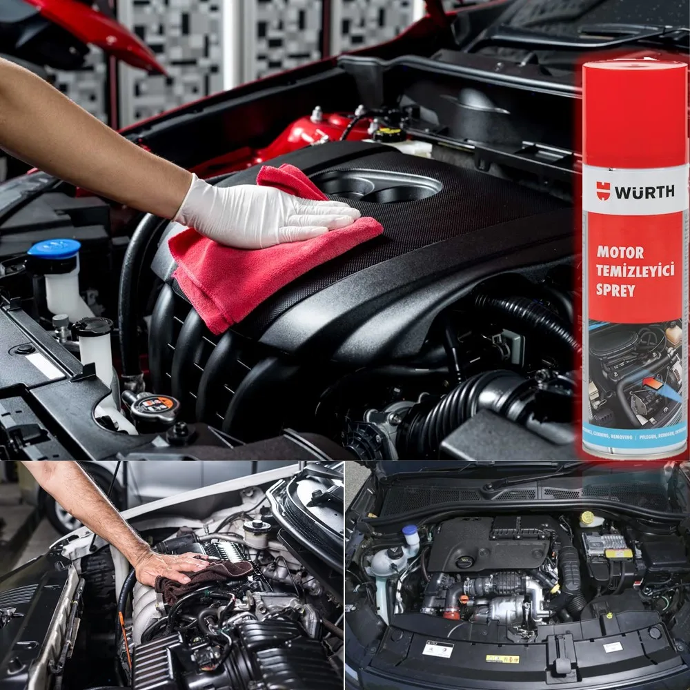500ml WURTH Fast Engine Cleaning Spray Workshop Tooling Garage High Pressure Cleaner Machine Automotive Eu Warehouse automotive tools ns injector kit
