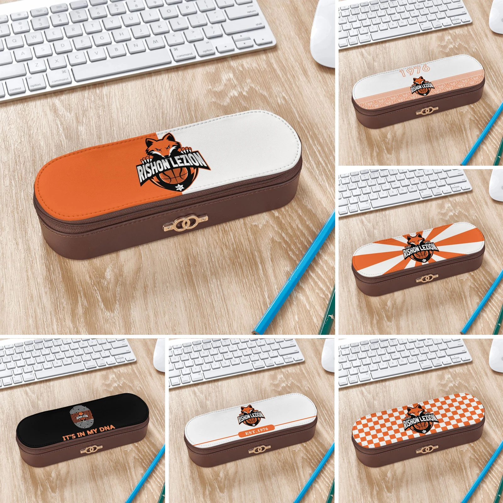 

Maccabi Rishon LeZion Bc Big Capacity Pencil Pen Case Lightweight & Spacious Pencil Bag Pouch Box Organizer with Zipper
