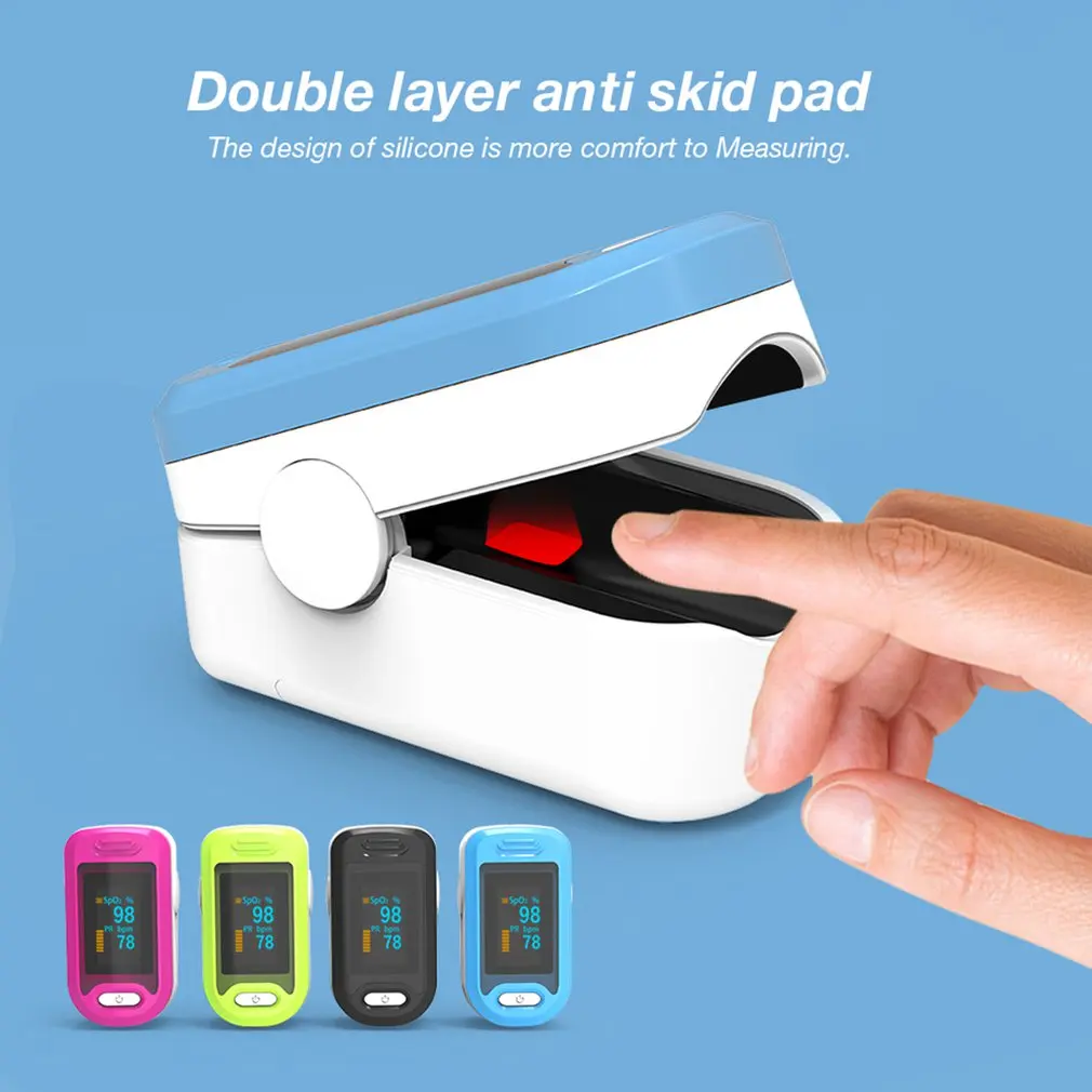 

YK-81B OLED Screen Fingertip Oximeter Blood Oxygen Saturation Monitor Pulse Oxygen Meter Portable Finger Clip Pulse Oximeter