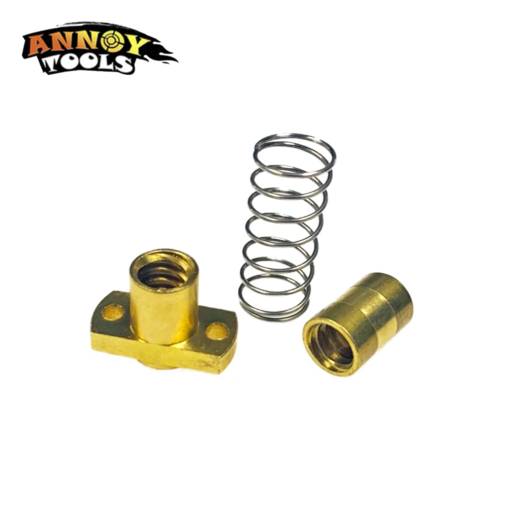

DIYExclusive 3D Printer Parts T8 Anti Backlash Spring Loaded for 30*18cm Elimination Gap Nut for 10mm