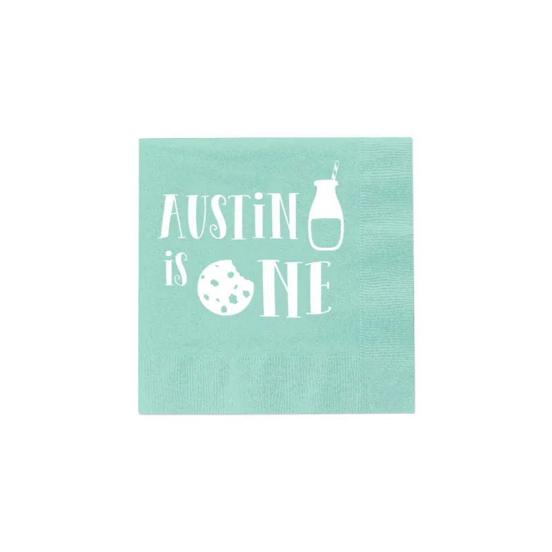 Индивидуальное молоко и печенье на первый день рождения-Персонализированная