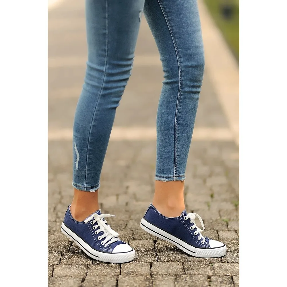 

Jeans Women Sneakers Blue Stylish Combinations Fashion Style Casual Sneakers Comfortable