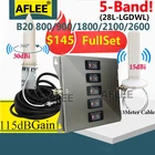 Новинка! Усилитель сотового сигнала B20, 5 диапазонов, 800, 900, 1800, 2100, 2600 МГц