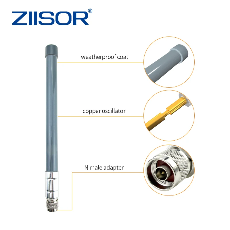 Helium Hotspot Miner Antenna LoRa 915 MHz Wifi 868 MHz N Male Omni Outdoor Fiberglass Waterproof Lorawan 915MHz Antena 868MHz