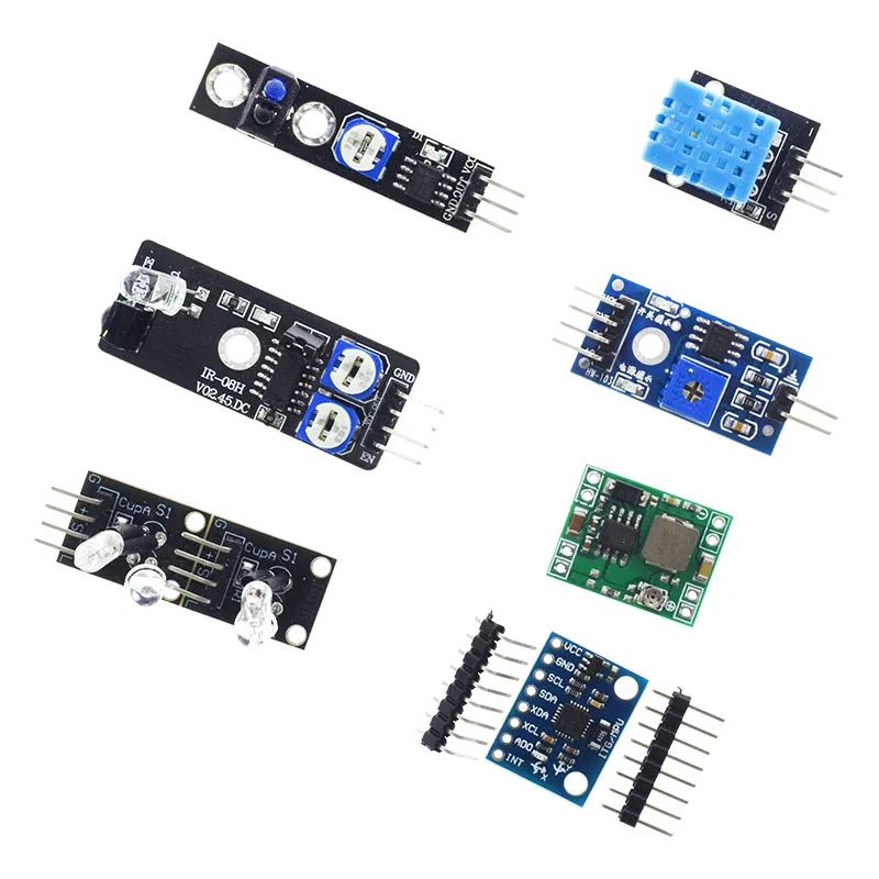 Комплект сенсорных s модулей для arduino 45 в 1 стартовый комплект лучше чем 37 датчиков