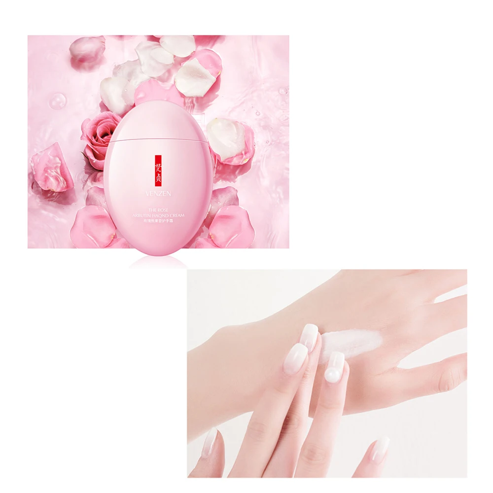 Крем для рук с розой и арбутином Venzen The Rose Arbutin Hand Cream 60гр |