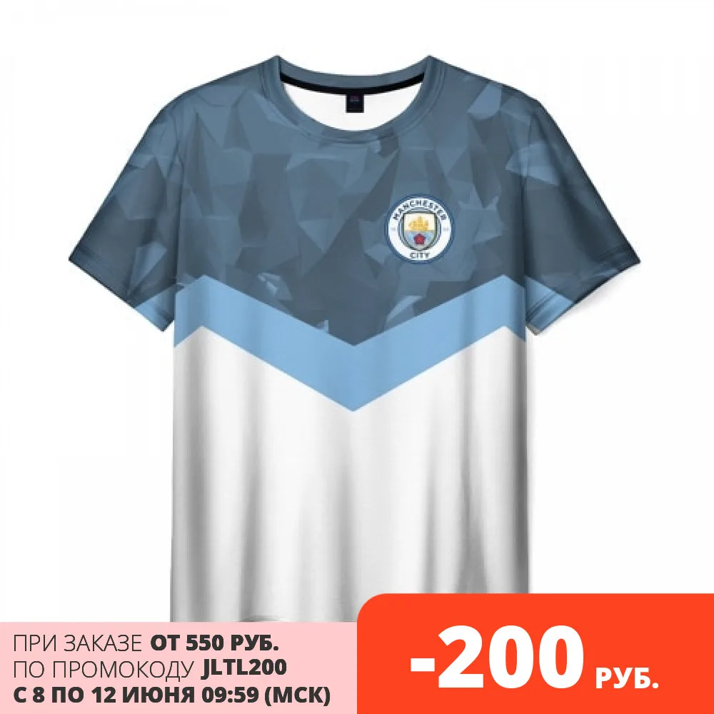Мужская футболка 3D Manchester city 2018 Sport | одежда
