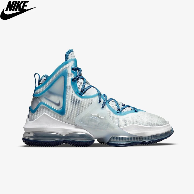 

Оригинальные мужские синие/белые баскетбольные кроссовки Nike Space Jam x Nike LeBron 19