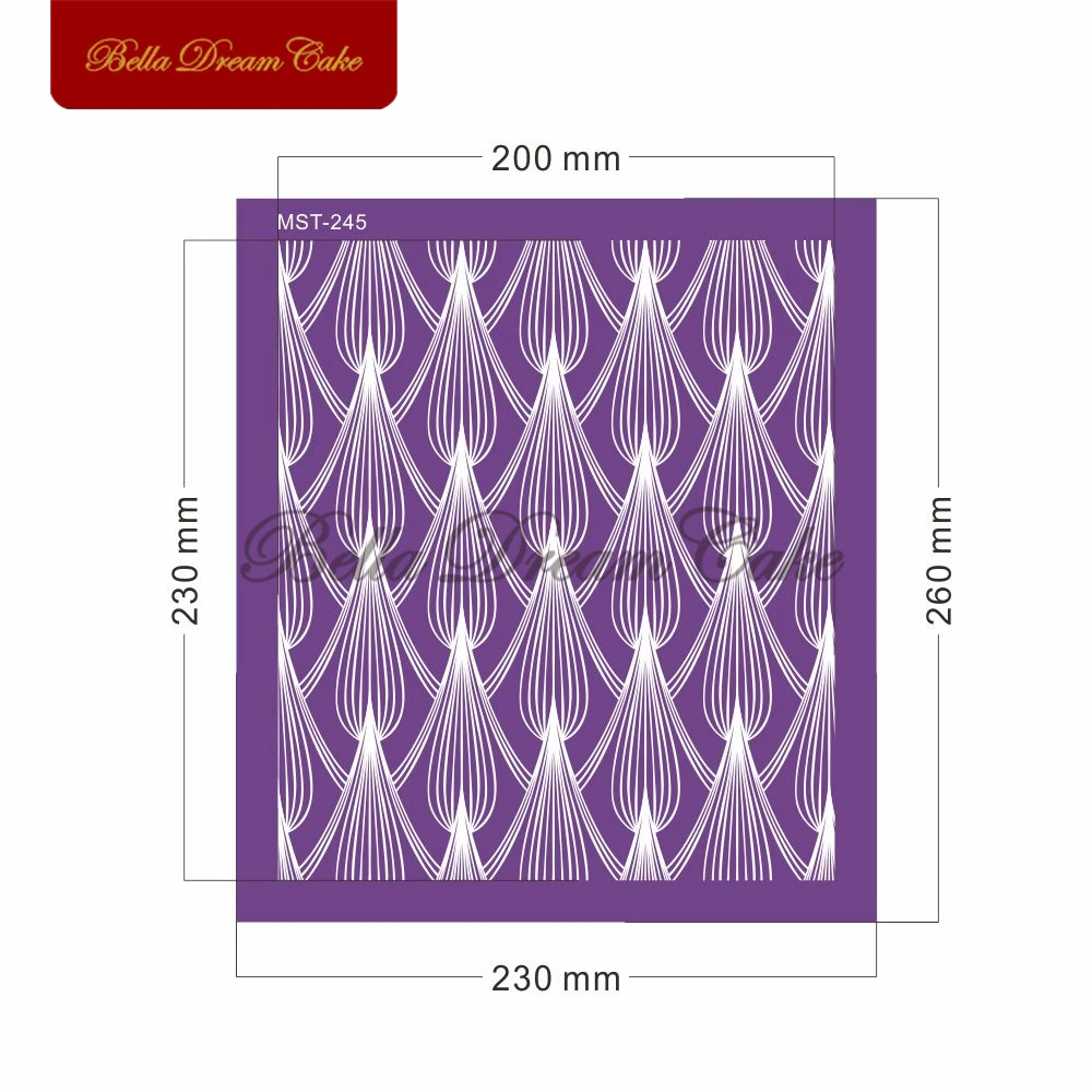 Свадебные кружевные шаблоны с бахромой сетчатые трафареты форма для