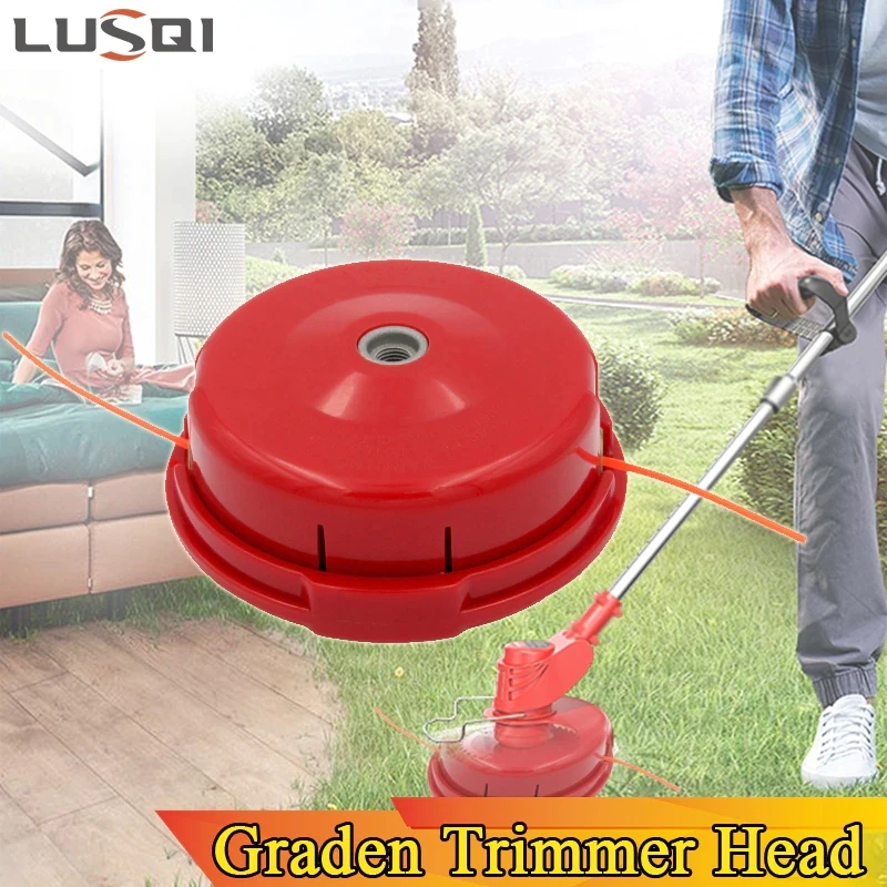 

LUSQI Universal Household Garden Tools Grass Trimmer Lawn Mower Head For Gasoline Brush Cutter Wire Cutting Weeding