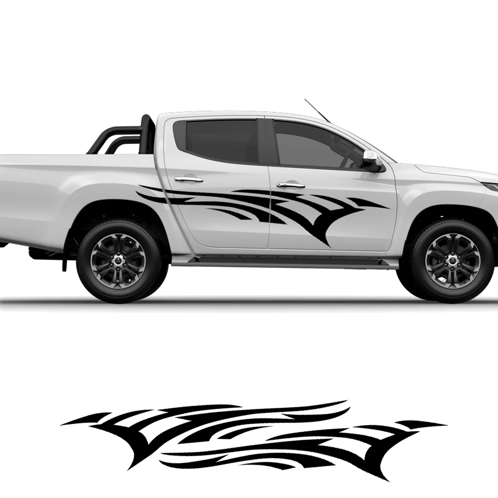 

Pickup Door Side Stickers For Toyota Hilux Tacoma Ford F150 Chevrolet Silverado Nissan Navara Isuzu D-Max Decal Auto Accessories