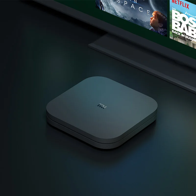 ТВ-приставка Xiaomi Mi TV Box S 4K HDR Android 8 1 Bluetooth 4 0 Wi-Fi Google Assistant Chromecast Netflix 2 ГБ медиаплеер |