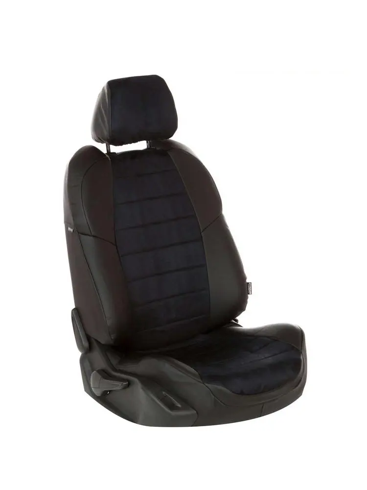 Авточехлы для Volkswagen Jetta 6 2010-2015, чёрный авиационный контроллер из алькантары с дизайном в виде бриллиантов vo-dzh-dzh6-chch-ar on.