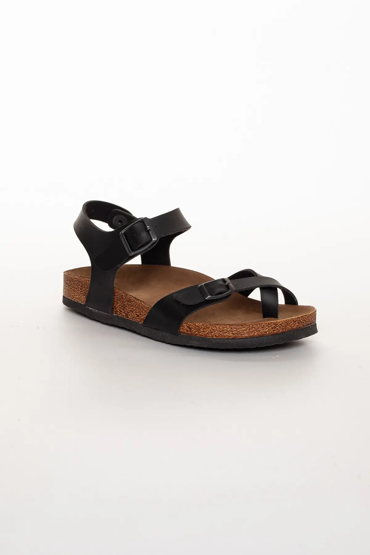 

2021 women's shoes slippers sandals cork sole faux leather soft slip-resistant fashion fashion summer accessories