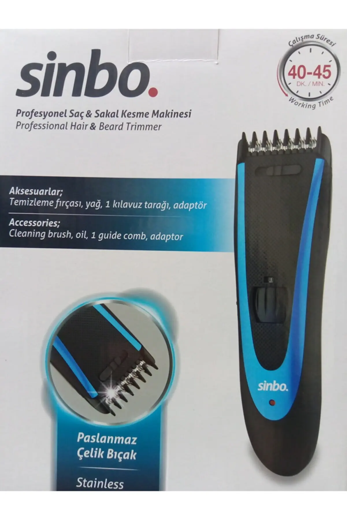 Sinbo Professional Hair Beard Trimmer Shaver Shc 4391 SHC 4391   FREE SHİPPİNG FREE SHİPPİNG