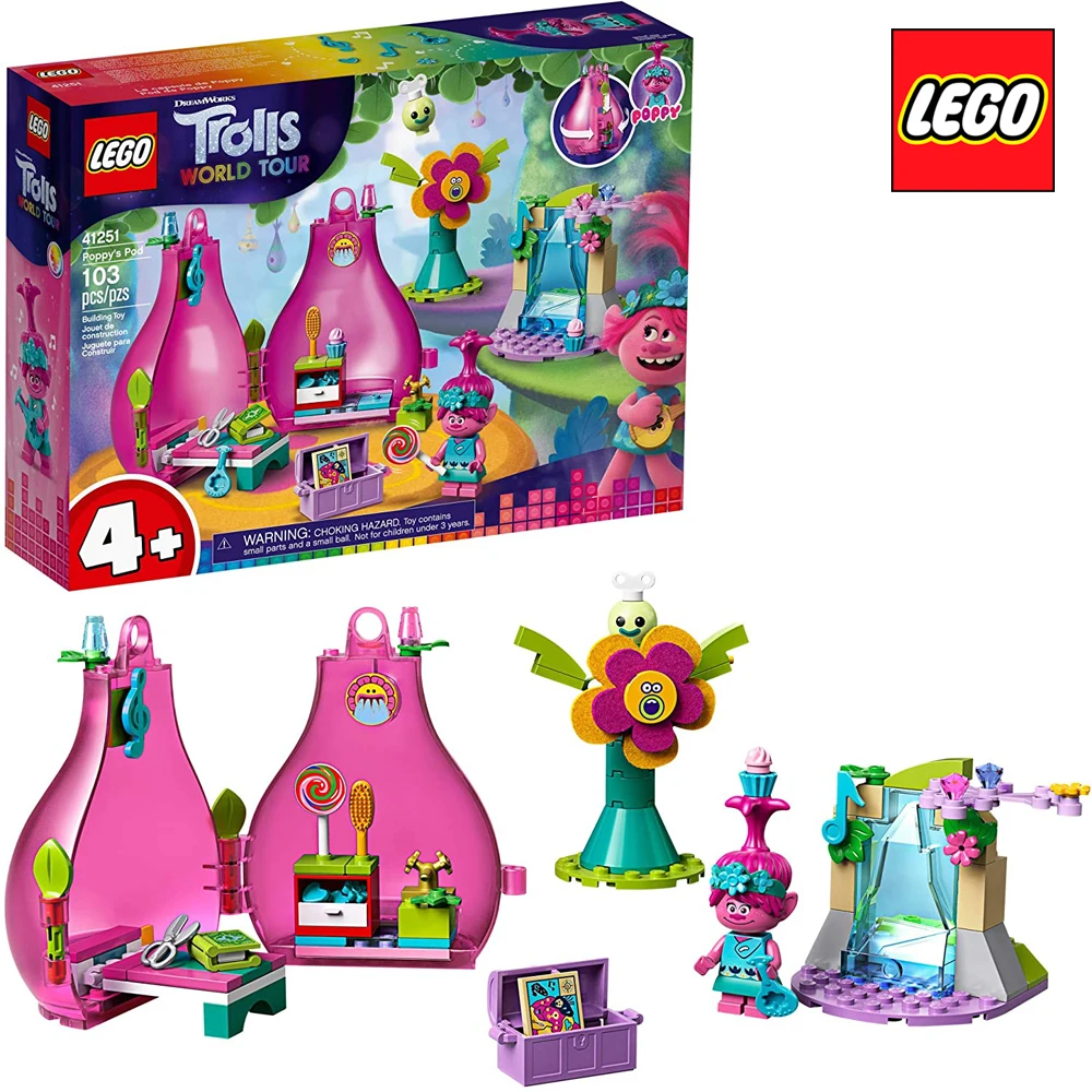 

LEGO Trolls World Tour Poppy's Pod 41251 Original For Kids NEW Toy For Children Birthday Christmas Gift For Boys And Girls Build