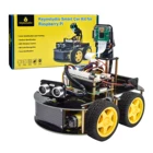 Автомобильный комплект Keyestudio Raspberry Pi Robot + модуль камеры 5 мегапикселей, программирование Python для Raspberry Pi 4B (без платы Raspberry Pi)